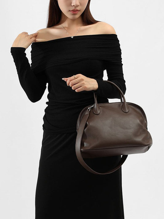 Retro Simple Niche High Sense Boston Bags