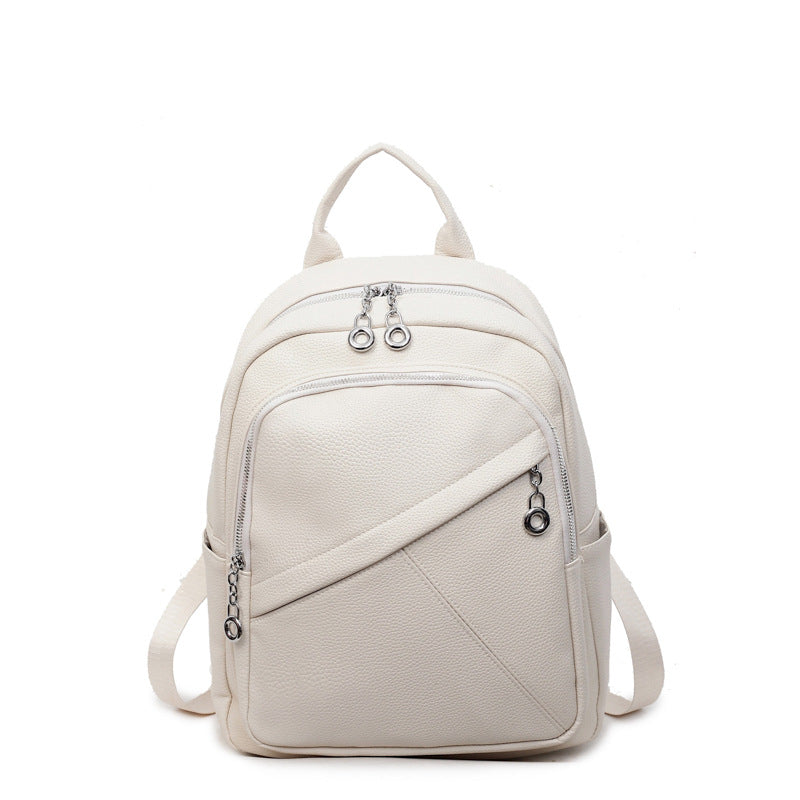 Versatile Women's Retro Fashion Commuter Textured Women's Backpack