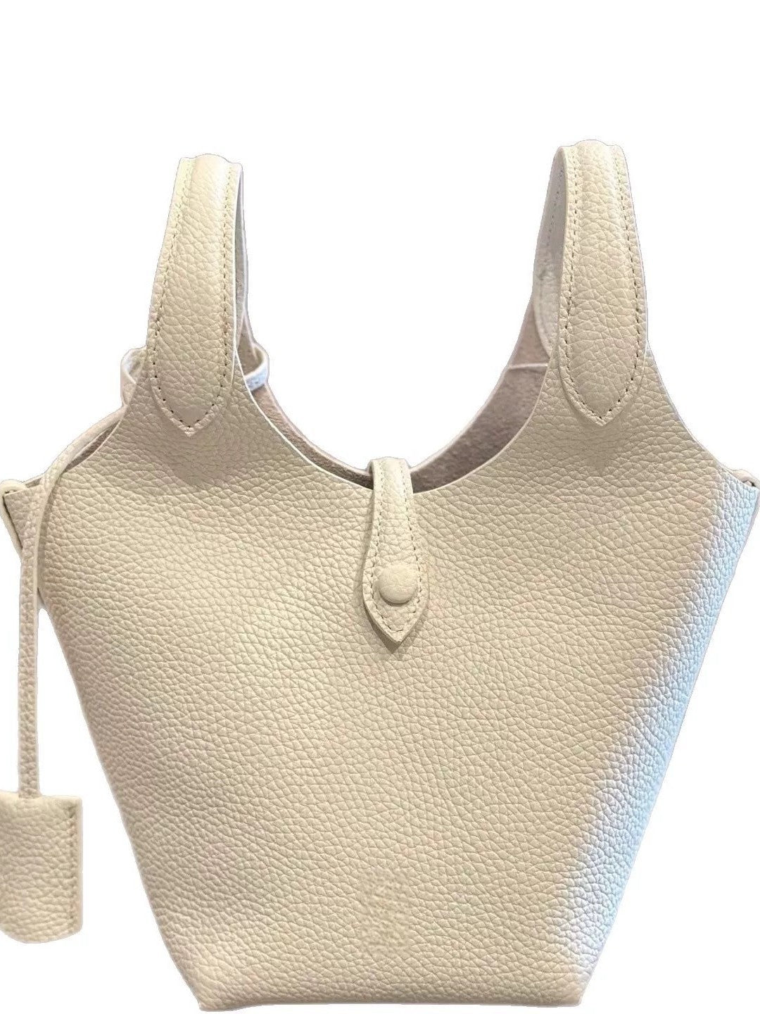 Women's Laf Vegetable Basket Soft Genuine Leather Large Capacity Bucket Bag
