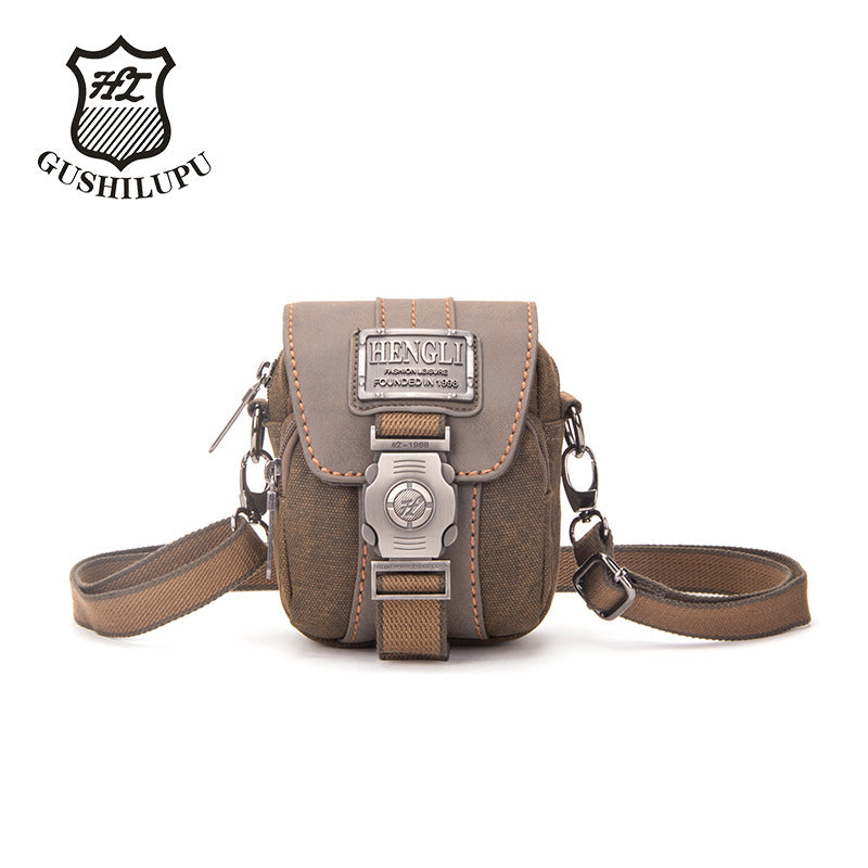 Fashion Classy Men's Vintage Canvas Mobile Bags