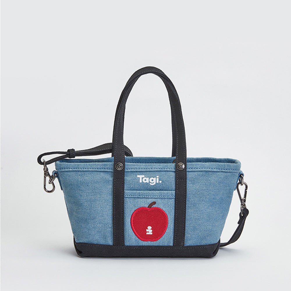 Imagine Apple Color Matching Canvas Portable Tote Bag