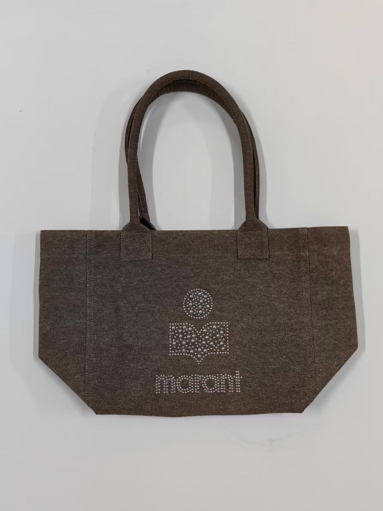 Women's Fashion Built-in Double Pocket Interlayer Pure Tote Bags