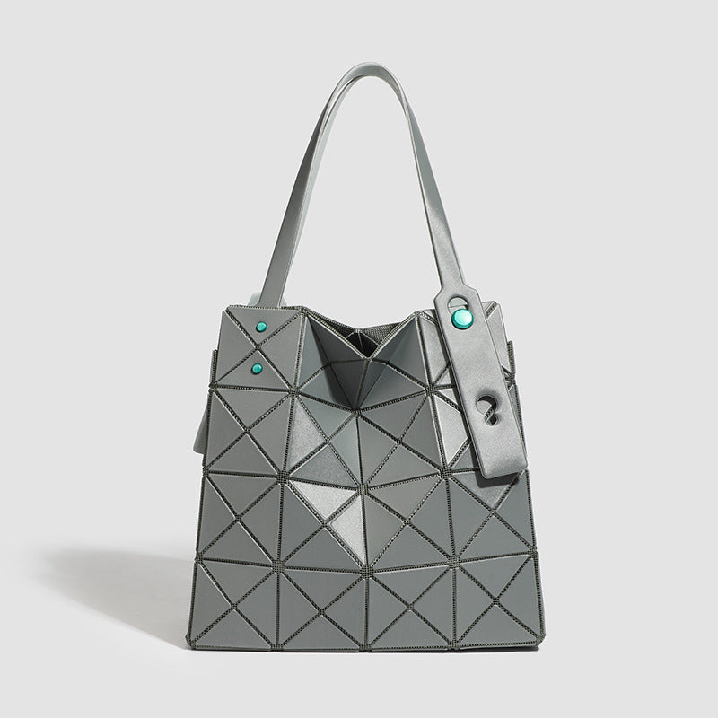 Women's Box Geometric Diamond Check Summer Women's Shoulder Bag