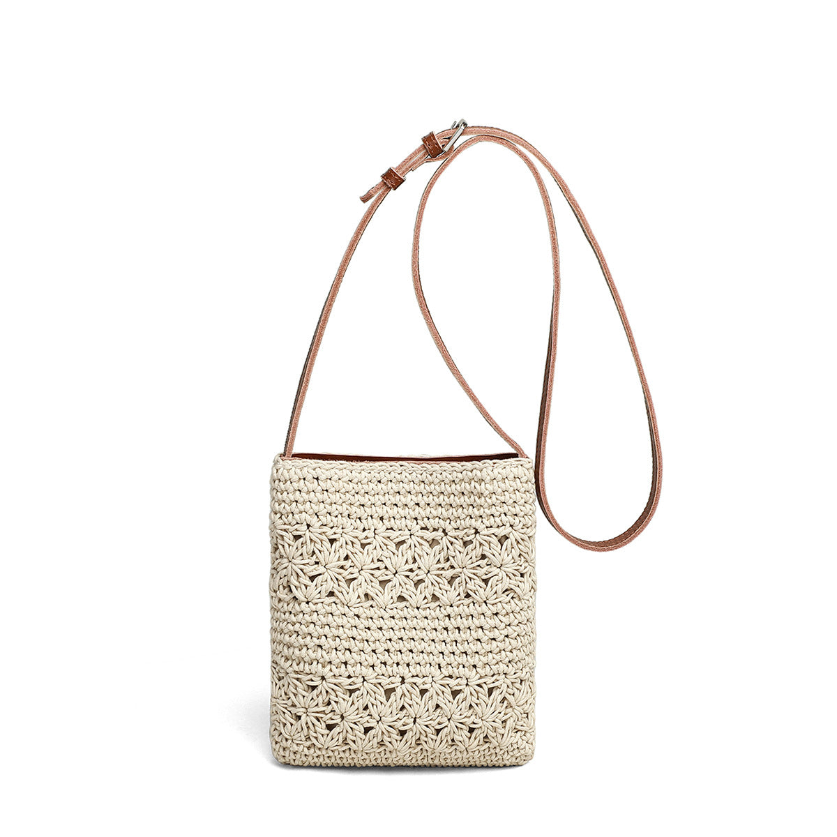 Women's Woven Summer Mobile Cotton Beach Phone Bags