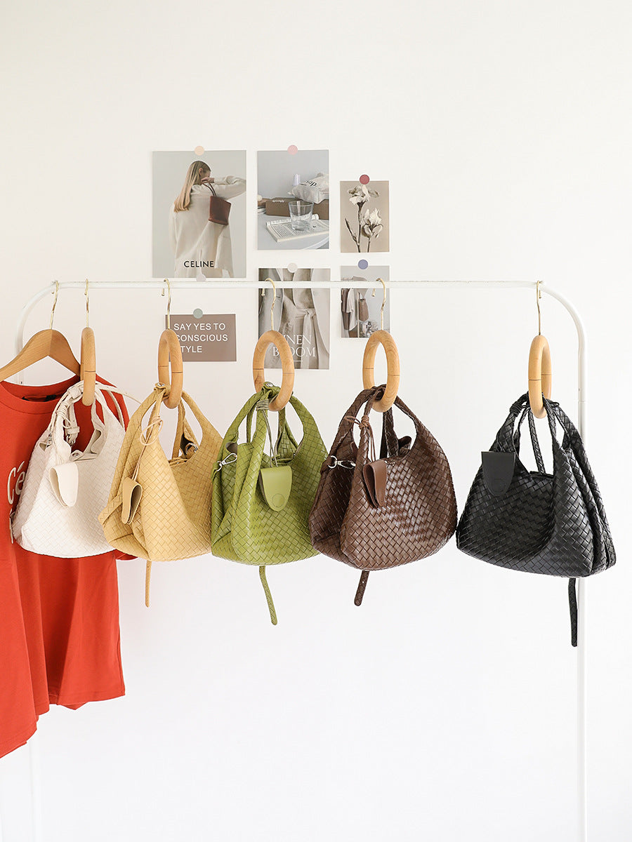 Niche Vintage Weave Vegetable Basket Lunch Bags