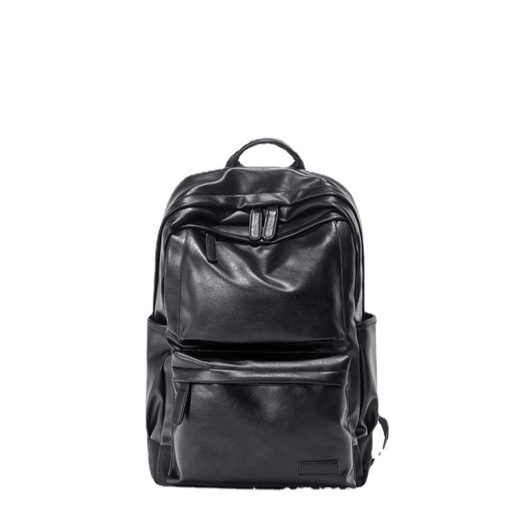 Beautiful Men's Leather Fashion Trend Computer Leisure Backpack