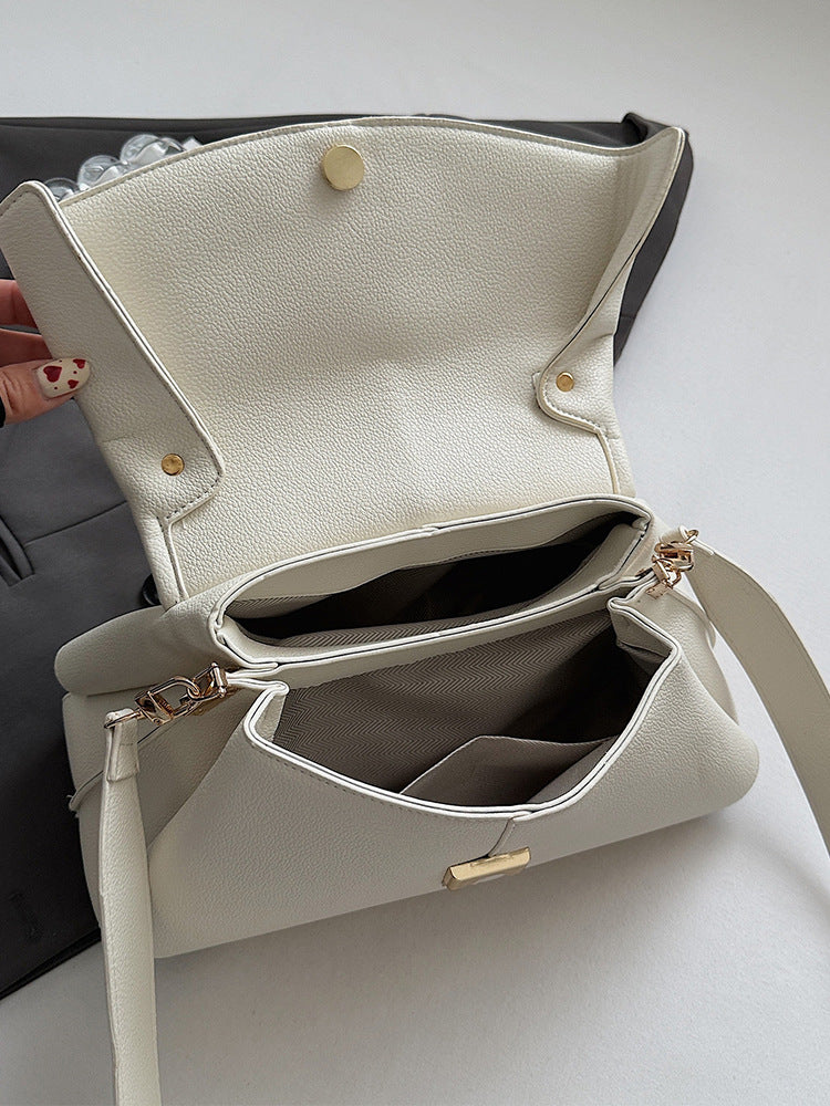 Women's Niche Smile Pleated Fashion Hand Large Bags