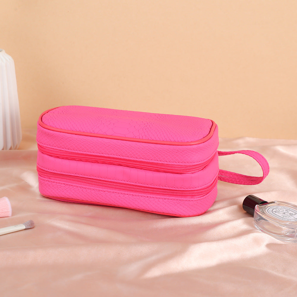 Women's Portable Hand-held Make-up Large Capacity Cosmetics Bags