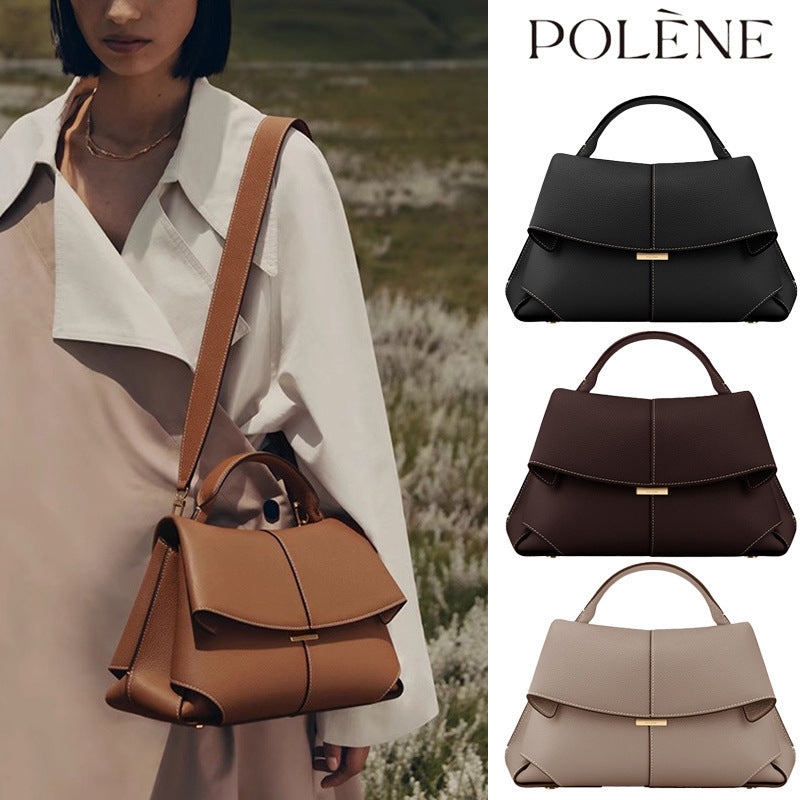 Women's Choose Smile French Poling Niche High-grade Women's Messenger Bag