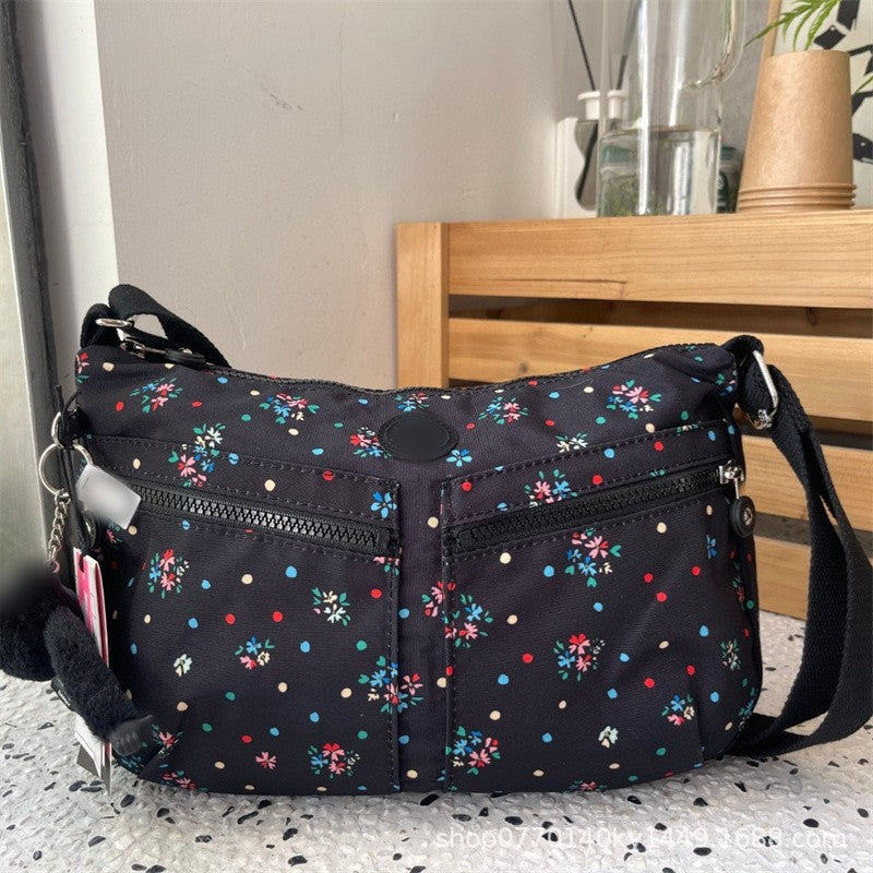 Women's Monkey Urban Simple Lightweight Nylon Waterproof Women's Messenger Bag