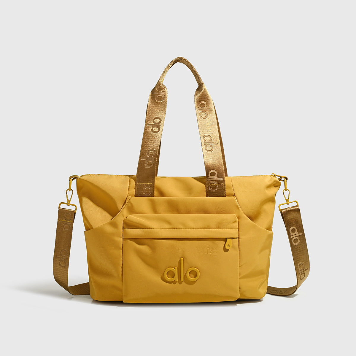 Yoga Fitness Trendy Fashion Solid Color Tote Bag