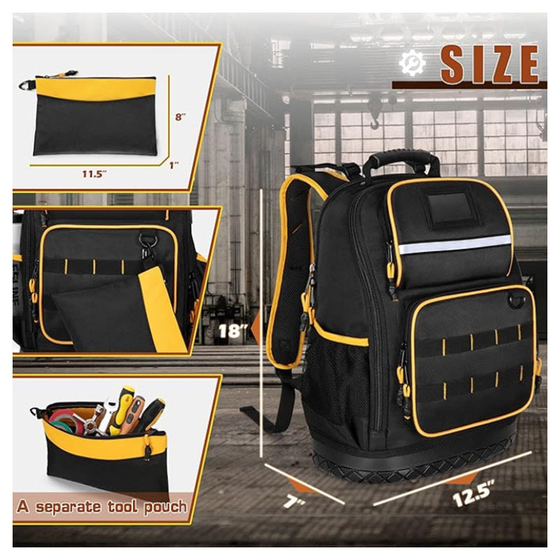 Tool Strong Durable Electrician Housekeeping Maintenance Weak Current Engineering Large Leisure Backpack