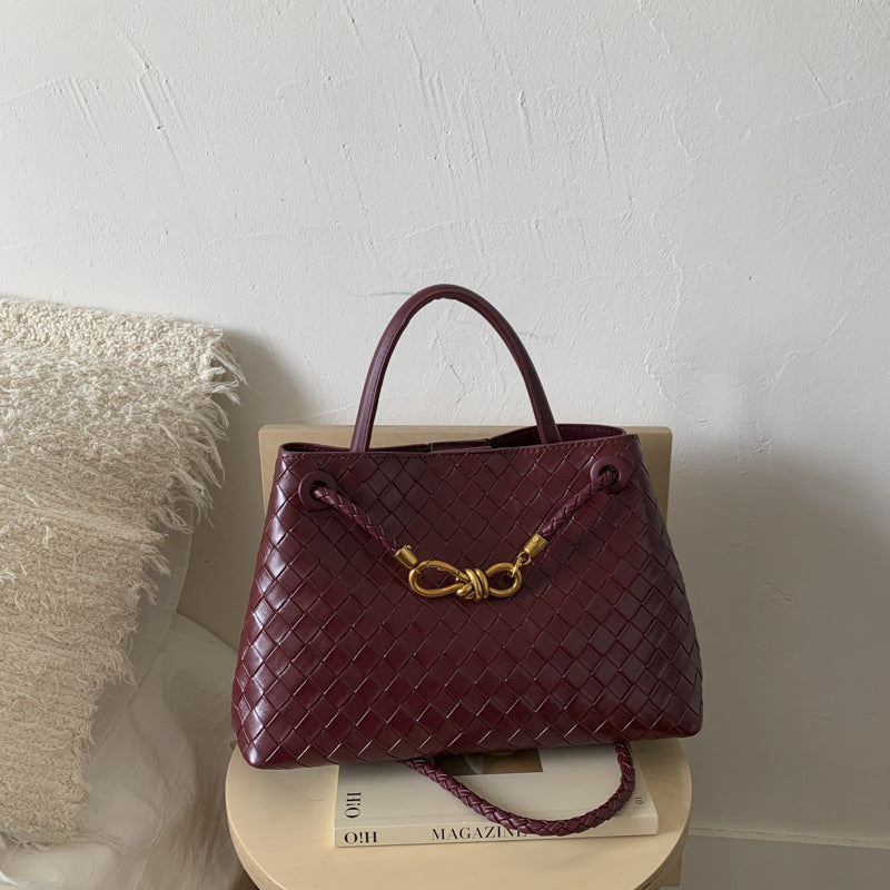 Women's Classic Fashion Large Capacity Trendy Solid Color Shoulder Bags