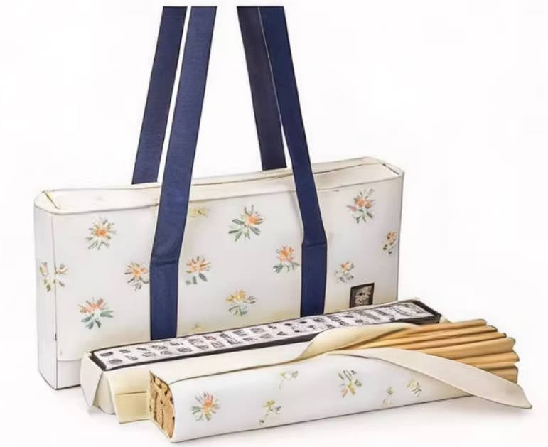 Cashew Printing Mahjong Storage Large Capacity Good-looking Makeup Bag