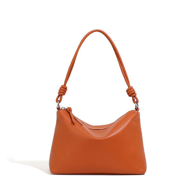 Women's Layer Cowhide Underarm For Simple Commute Large Women's Shoulder Bag