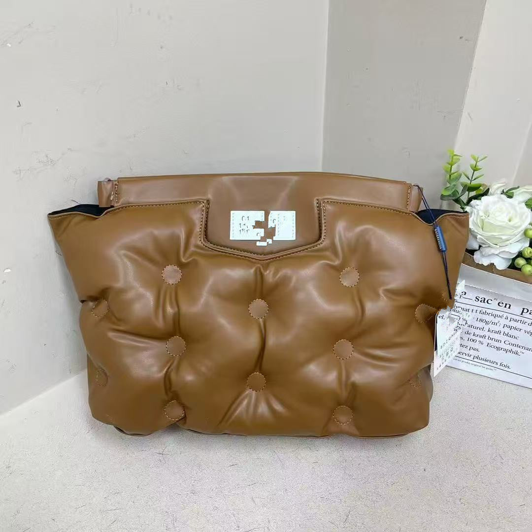 Women's Down Pillow Space Cotton Lazy Large Capacity Handbags