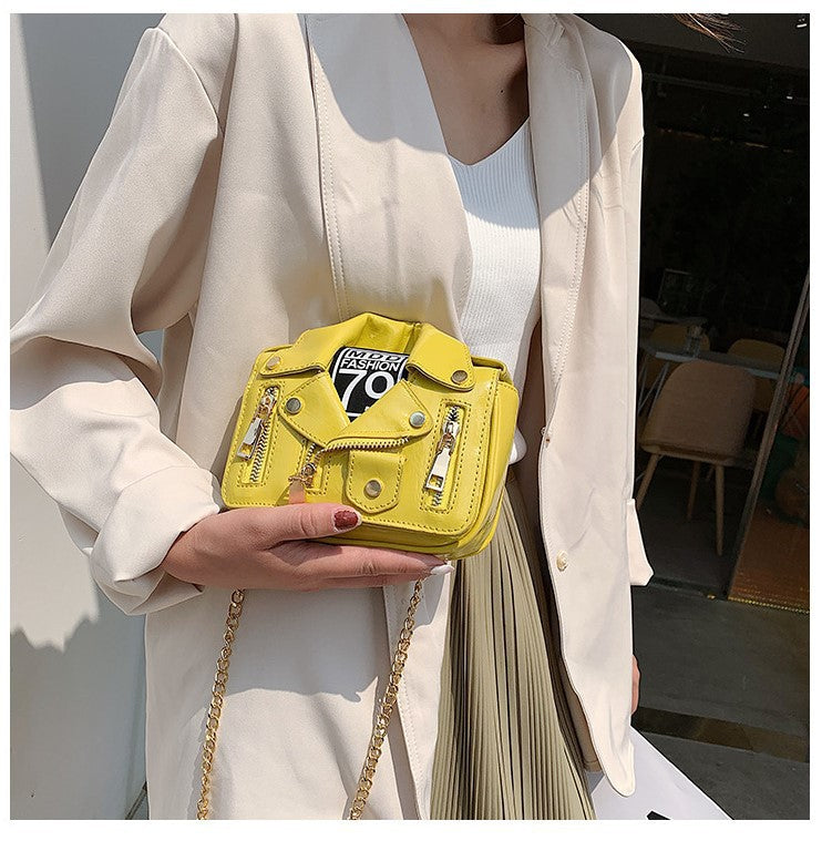 Women's Glossy Individual Clothes Fashion Rivet Creative Women's Shoulder Bag