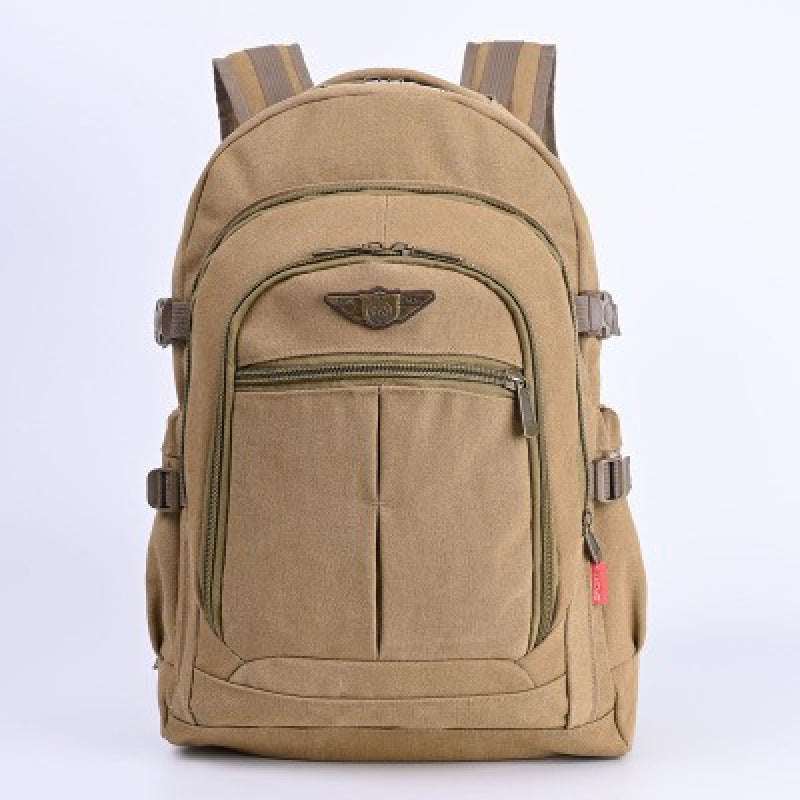 Men's Site Tools Canvas Labor Protection Repair Woodworking Leisure Backpack