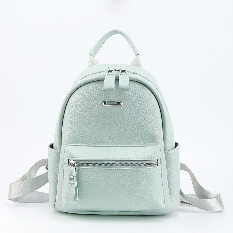 Women's Fashionable Simple Large Capacity Solid Color Korean Style High Texture Women's Backpack