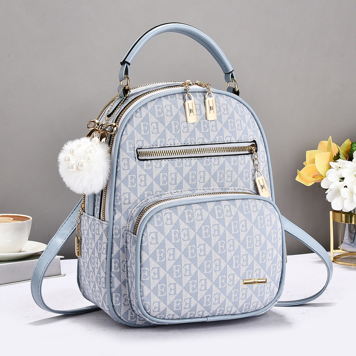 New Slouchy Women's Fashion Printed Spring Backpacks