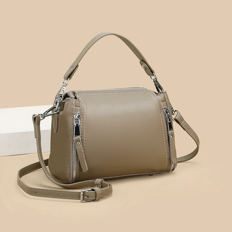Women's Leather Large Capacity Single Affordable Luxury Handbags