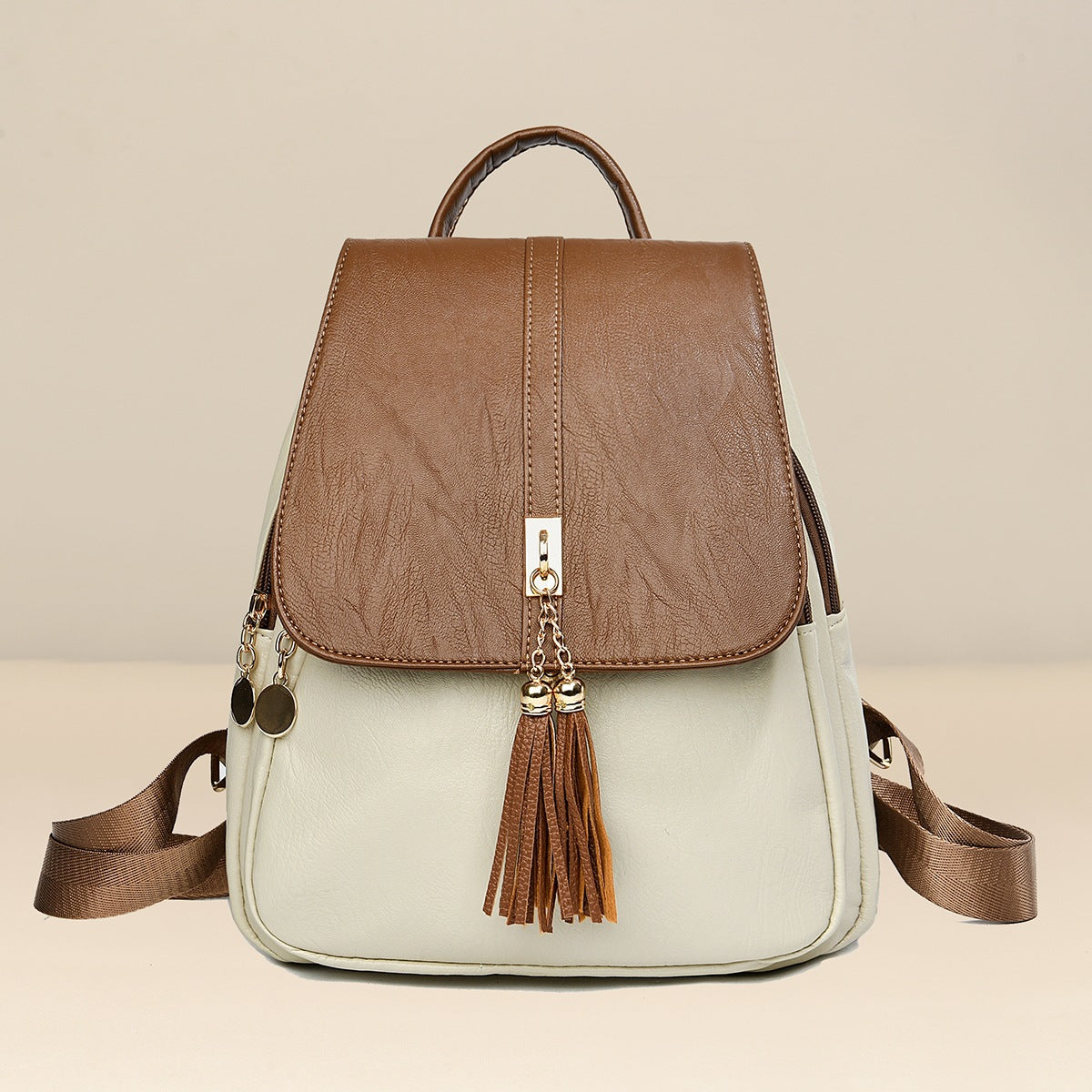 Women's Green Practical Large Capacity Female College Women's Backpack