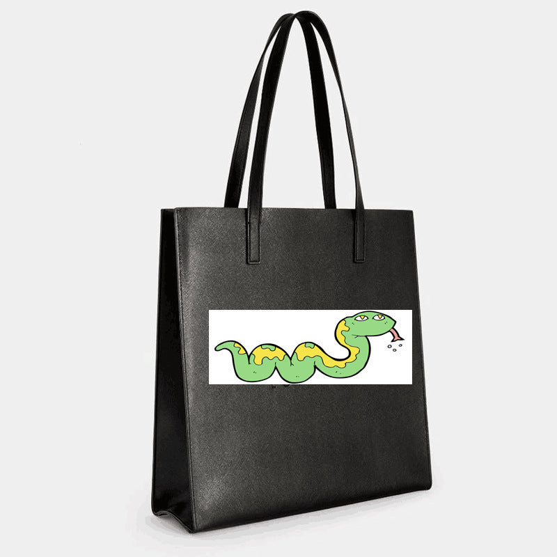 Women's British Style Fashion Large Capacity High-grade Simple Matte Tote Bag