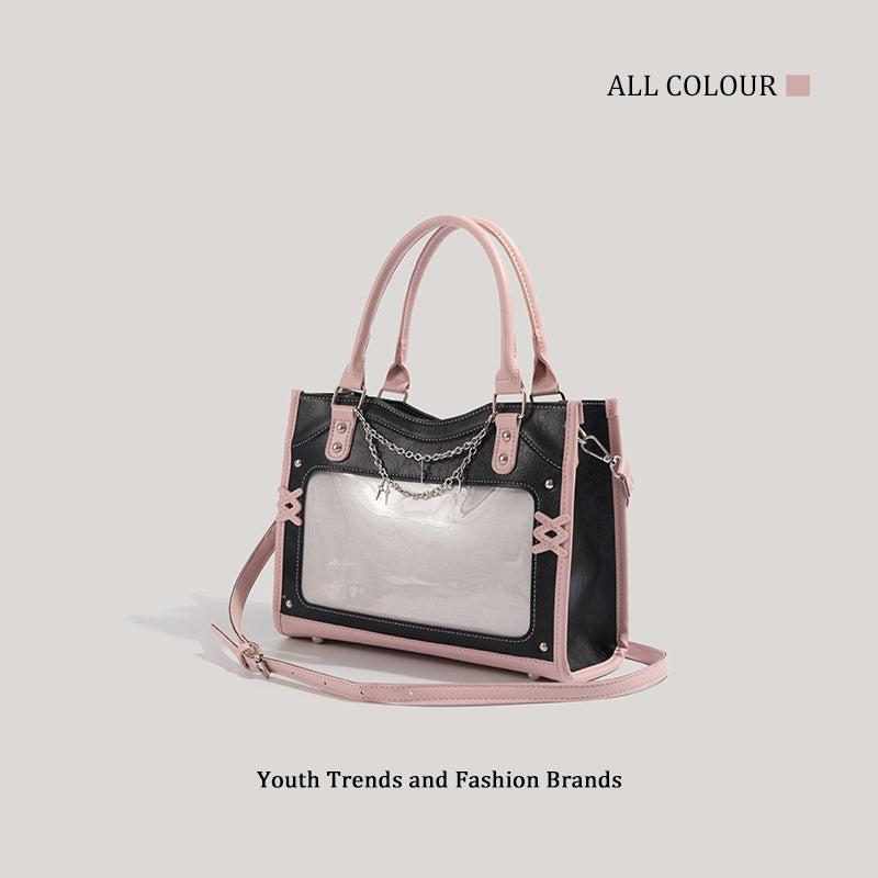 Style Two-dimensional Snacks Cartoon Niche High-grade Sweet Handbags