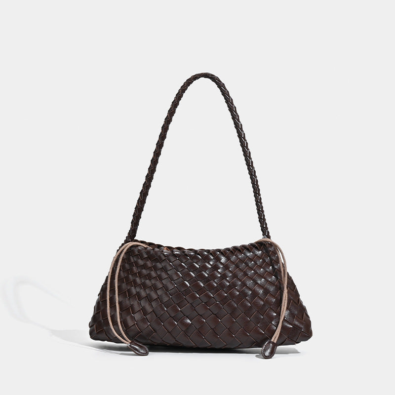 Women's Versatile Retro Vacation Style Portable One Underarm Bag