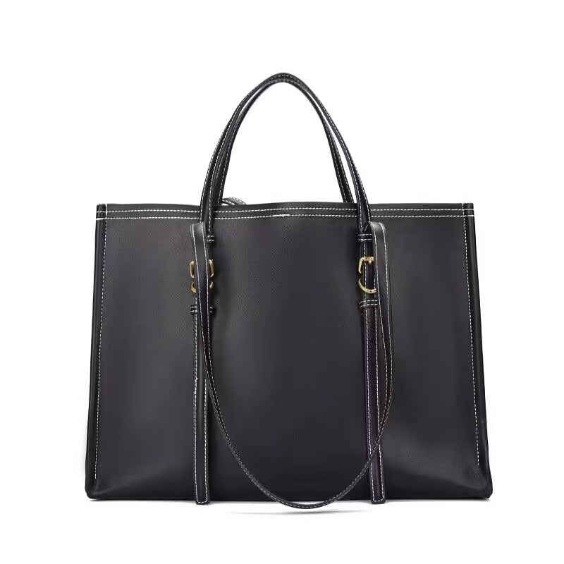 Women's Z Dark Brown Black Commuter Large Bags