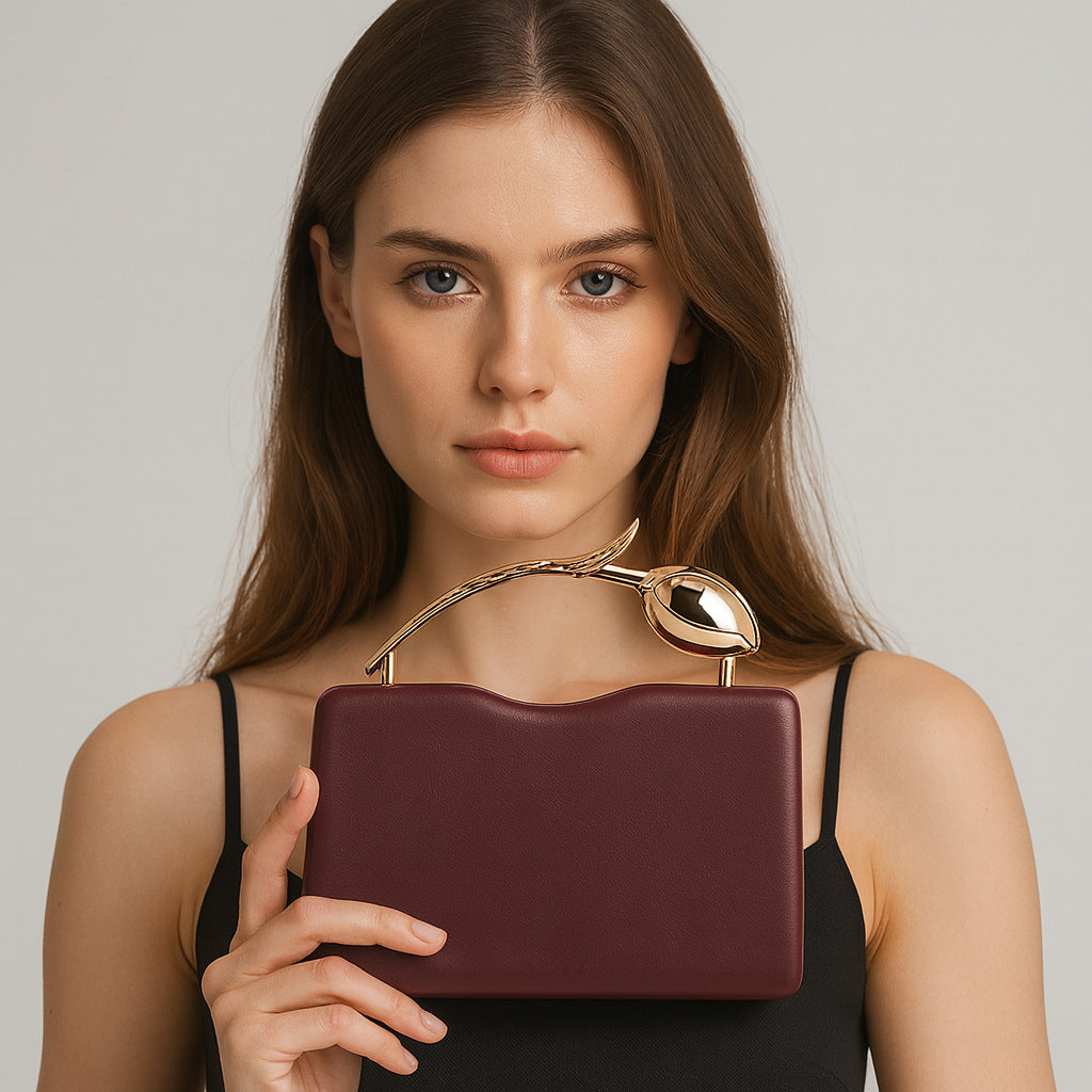 Clutch Rose Shape Valentine's Day Gift Women's Messenger Bag