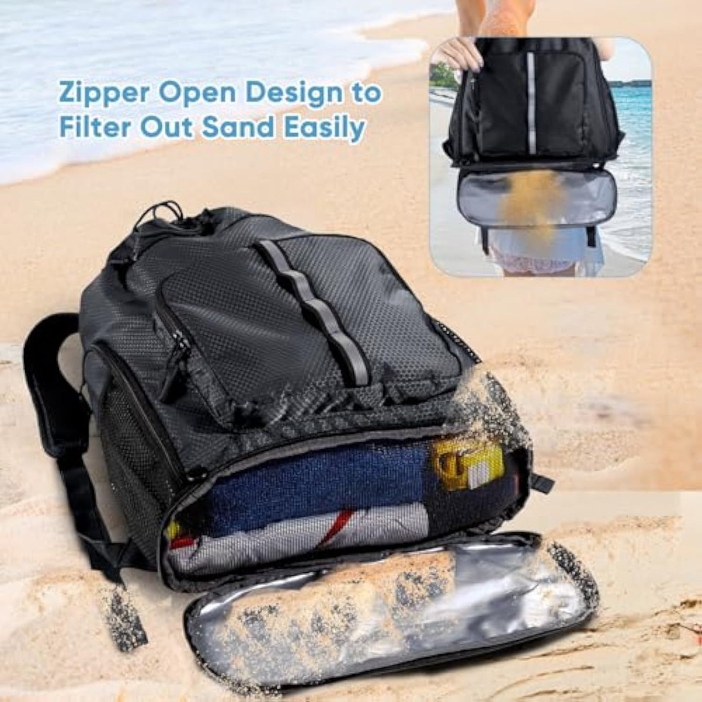 Comfortable Drawstring Large Capacity Unisex Simple Backpacks
