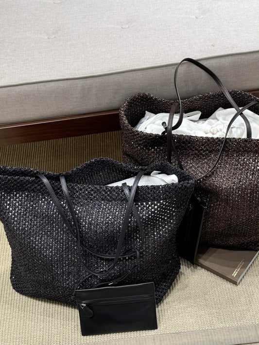 Versatile Pretty Fashionable Woven Design Portable Women's Shoulder Bag