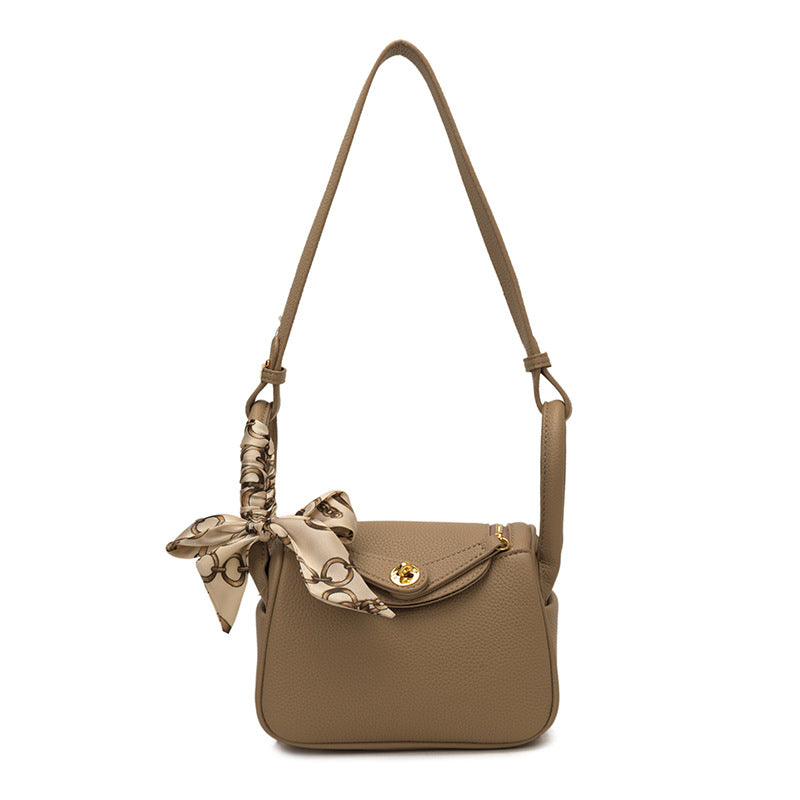Women's High-grade Lychee Pattern Trendy Fashion Minority Design Bags