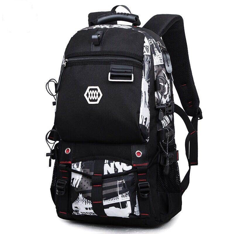 Men's Super Large Capacity Advanced Sense Black Waterproof Bags