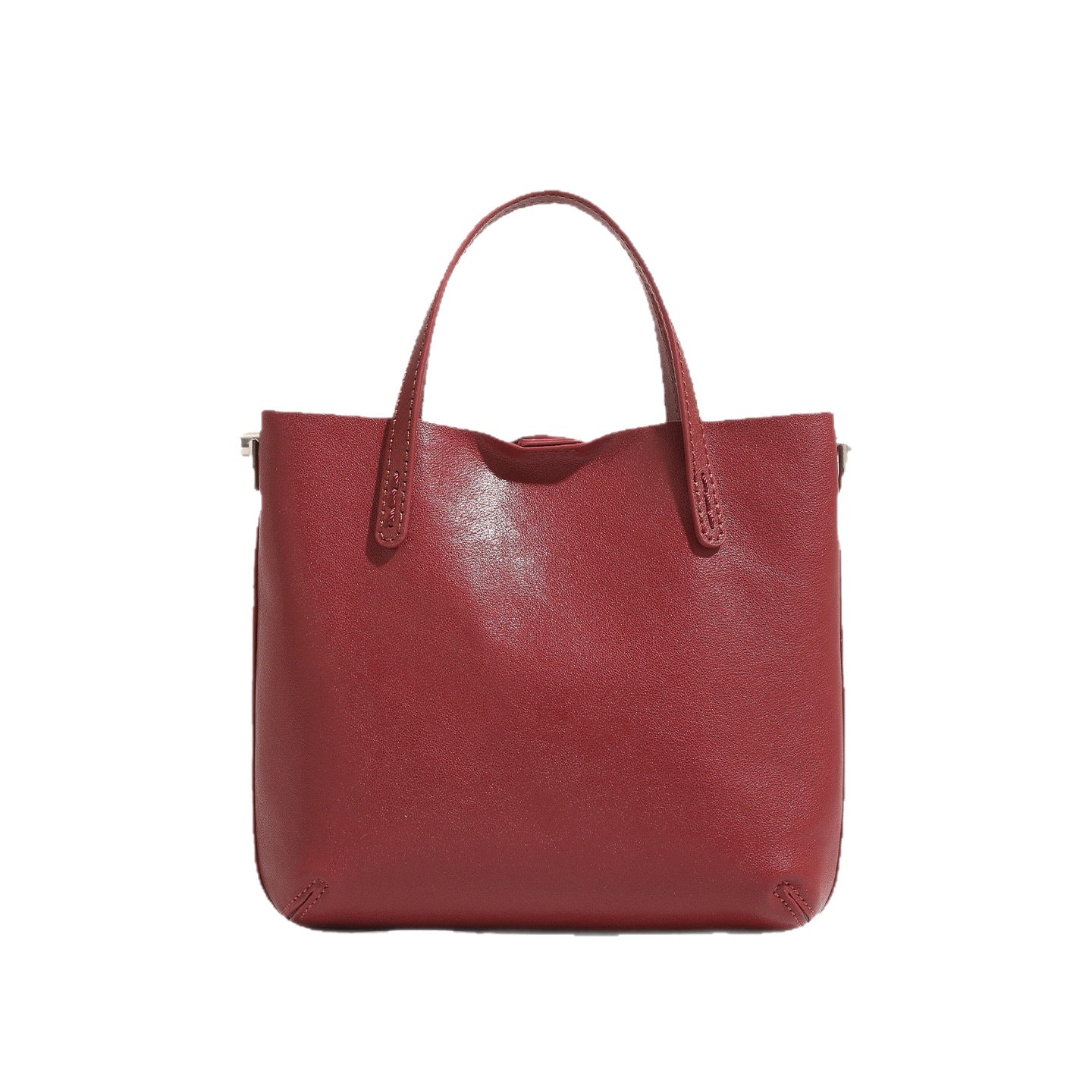 Women's Vegetable Tanning Leather Fashion Niche Retro Women's Shoulder Bag