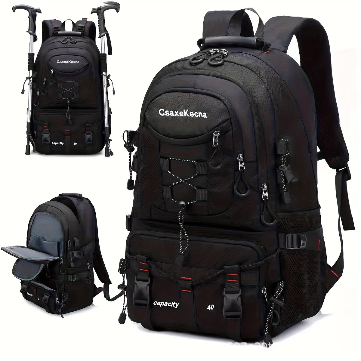 Versatile Casual Large Capacity Hiking Straps Leisure Backpack