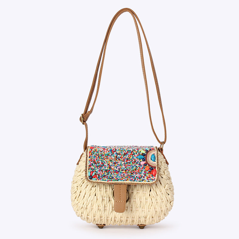 Woven Advanced Texture Minority Simple Design Ladies Bags