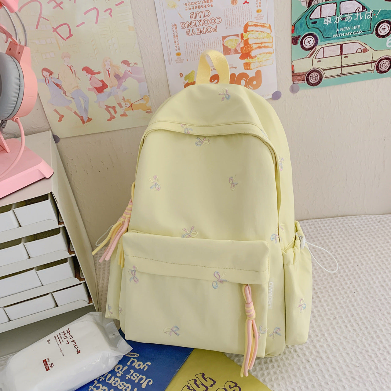 Good-looking Simple Cute Bow For Sweet Backpacks
