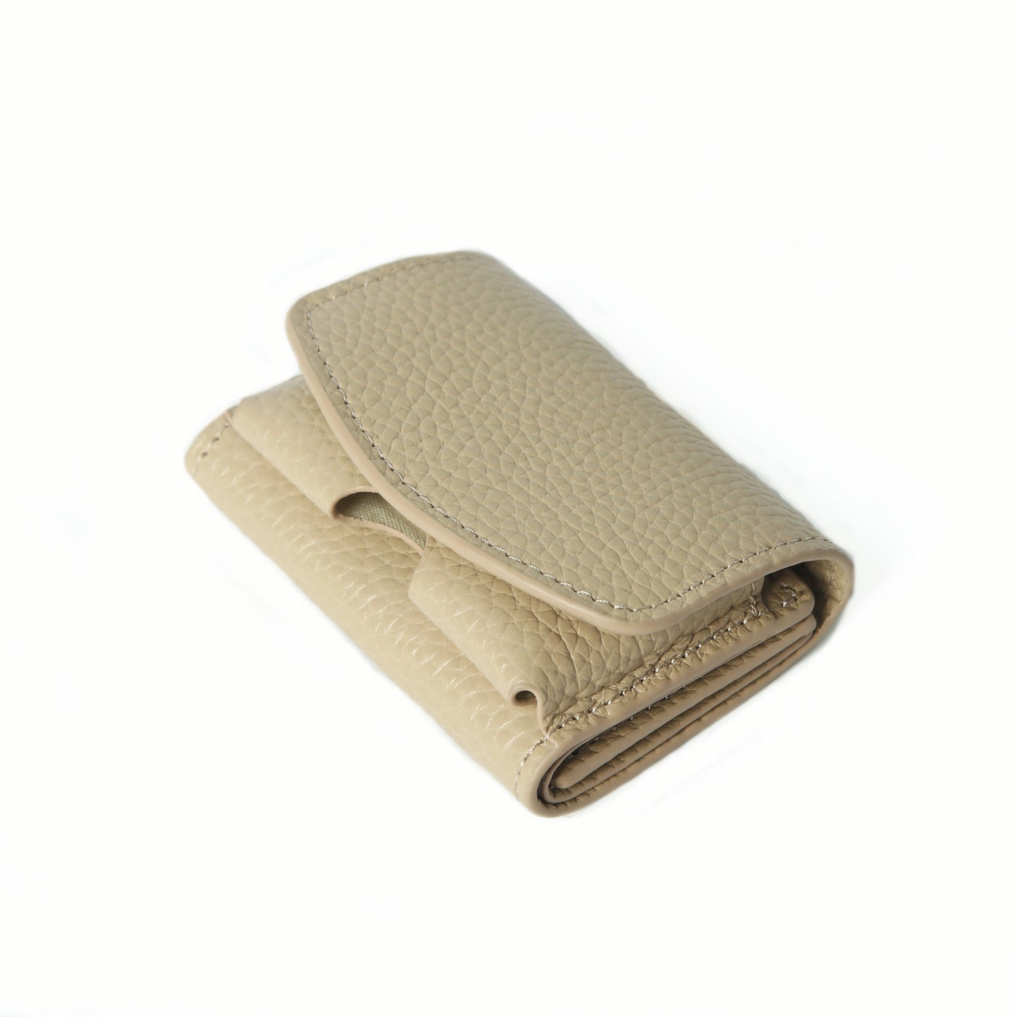 Women's & Men's Short First Layer Cowhide Mini Card Pack Card Sleeve