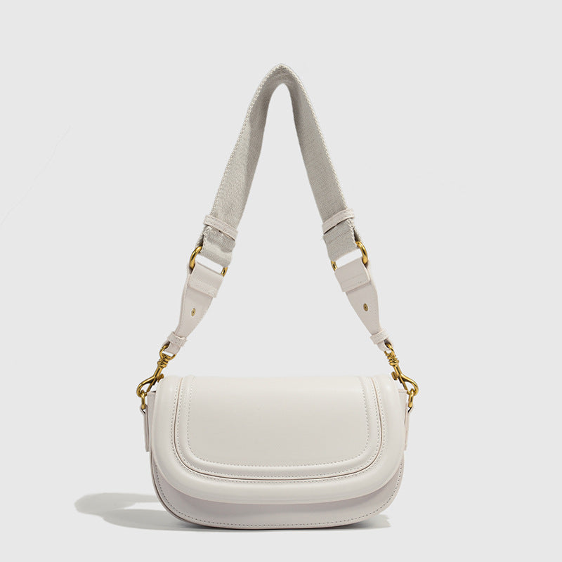 Z Home Saddle Fashion Broadband Contrast Color Women's Messenger Bag