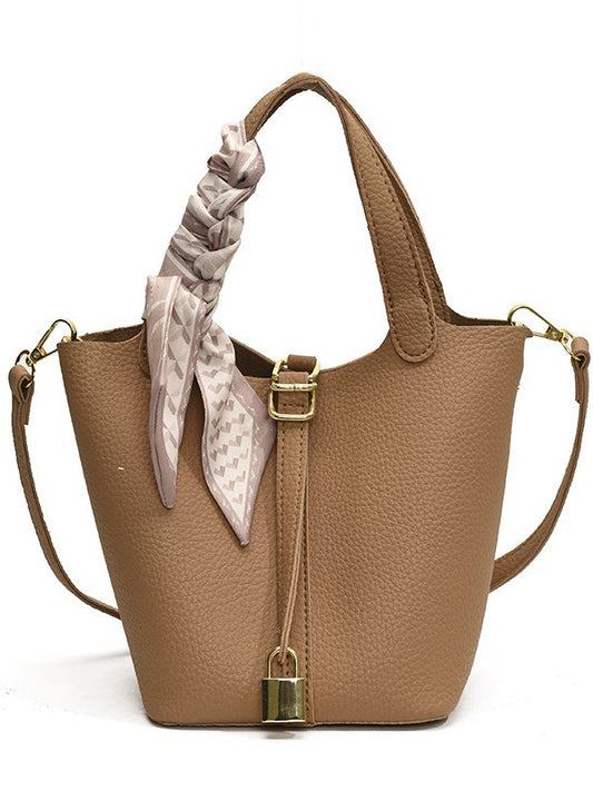Lychee Pattern Vegetable Basket Trendy Simple Bucket Bag