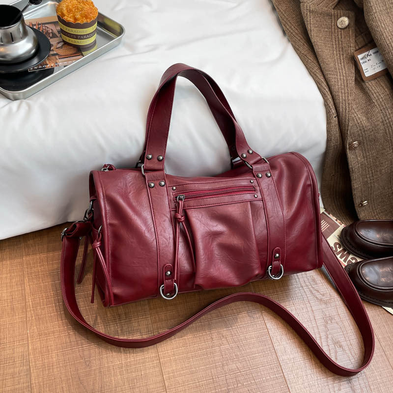 Large Capacity Commuter Female Winter Personality Trendy Tote Bag