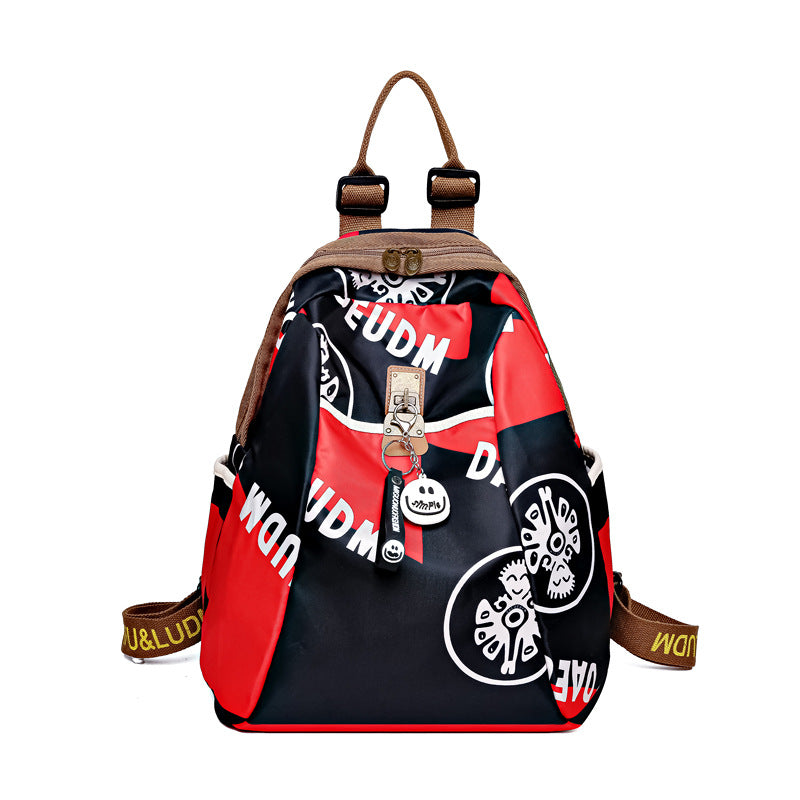 Women's High-grade Fashion Oxford Cloth Canvas Waterproof Leisure Backpack