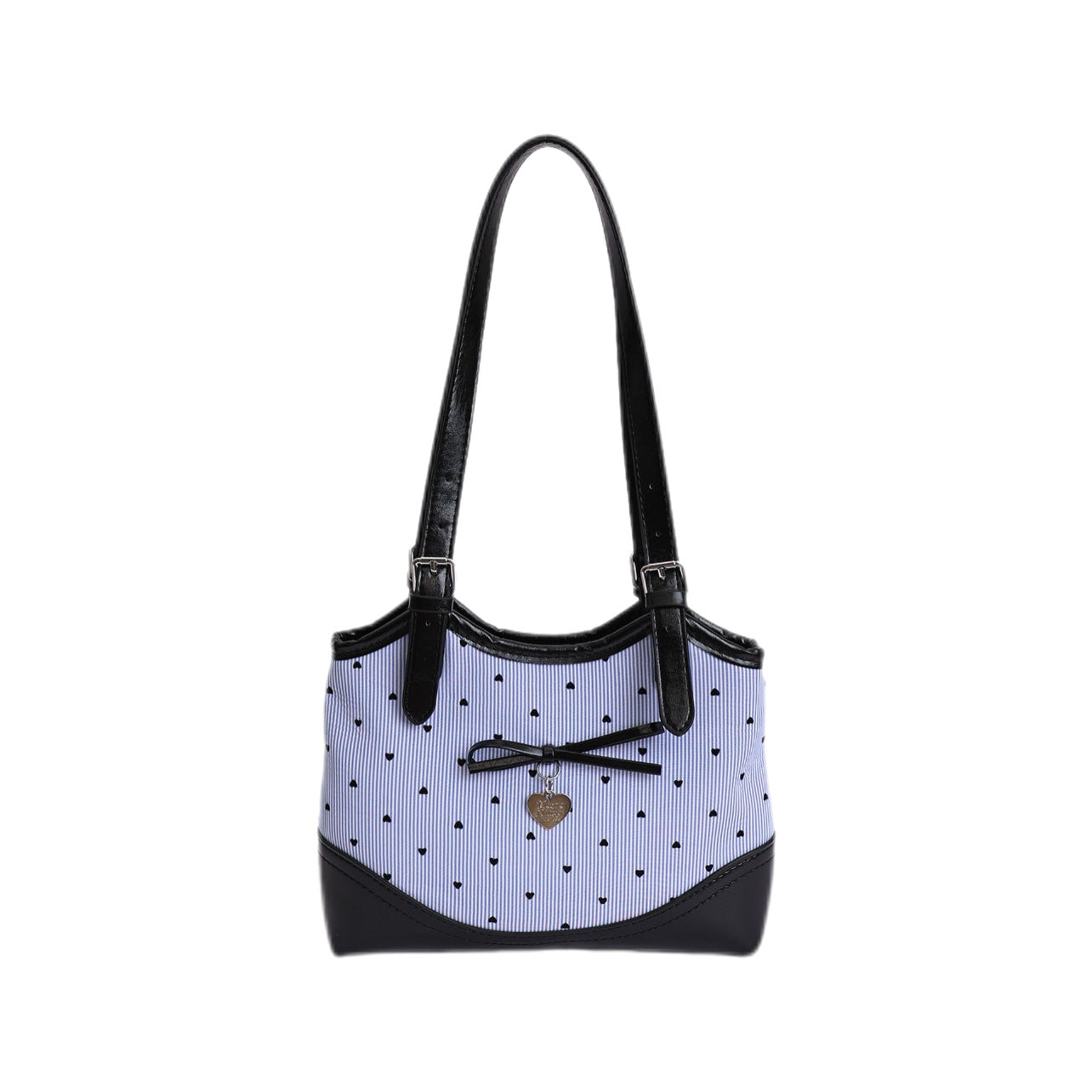 Women's Korean Style Sweet Bow Design Cute Polka Shoulder Bags
