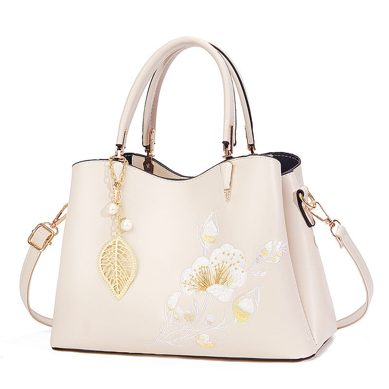 Women's Mother's Day Gift Light Luxury Elegant National Style Large Capacity Women's Shoulder Bag