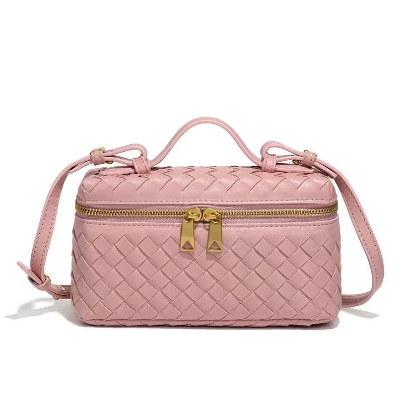 Women's Lunch Box Woven Retro Easy Matching Portable Women's Handbag