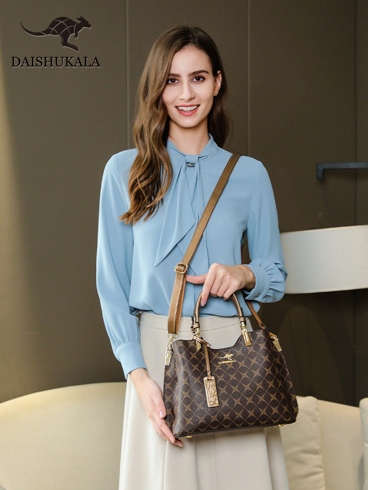 Women's Leather For Woman Noble Versatile Handbags