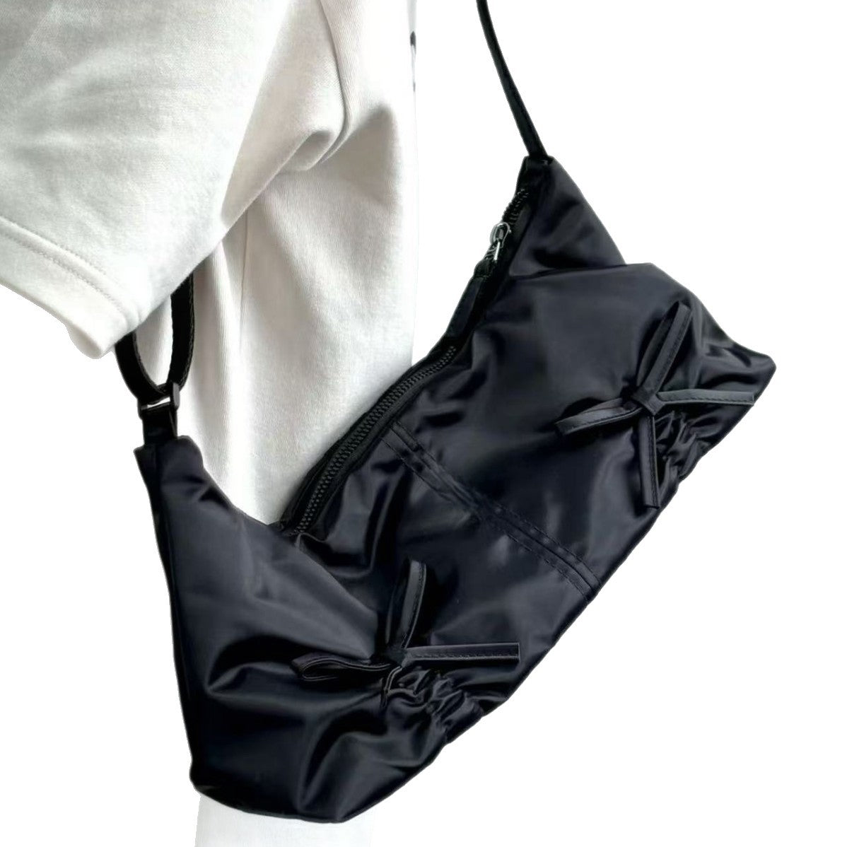 Pleated Hand Carrying Dumpling Adi Clover Summer Fashion Simple Women's Messenger Bag