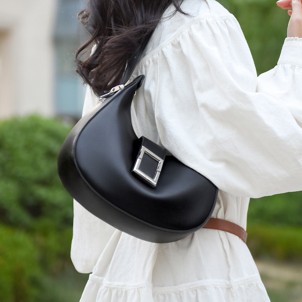 Women's Fashion Cowhide Send Mother Portable Women's Shoulder Bag